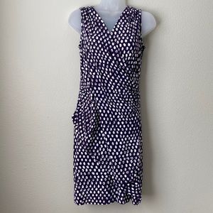 Women’s Ann Taylor Petite crossover Sleeveless Dress.